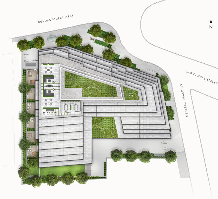 Kingsway Crescent Siteplan